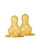 BIBS Set 2 tetine pentru biberon Latex flux mediu
