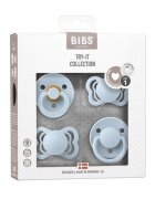 BIBS Set 4 suzete Try-it collection 0 luni + Baby Blue