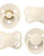 BIBS Set 4 suzete Try-it collection 0 luni + Ivory