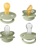BIBS Set 4 suzete Try-it collection 0 luni + Sage