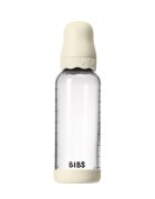 BIBS Set complet biberon Boheme din sticla anticolici cu tetina din latex flux mediu 240 ml Ivory