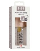 BIBS Set complet biberon din sticla anticolici 110 ml Blush