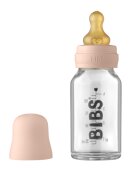 BIBS Set complet biberon din sticla anticolici 110 ml Blush