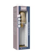 BIBS Set complet biberon fosforescent din sticla anticolici cu tetina din latex flux mediu 240 ml Vanilla Glow