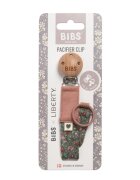 BIBS Set cutie cadou X Liberty Xmas Bundle cu bavetica cutie de suzeta clip suzeta si jucarie multisenzoriala