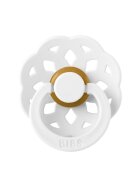 BIBS Suzeta Boheme Latex tetina rotunda 6 luni + White