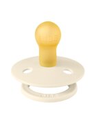 BIBS Suzeta Colour Latex tetina rotunda 0 luni + Ivory