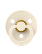 BIBS Suzeta Colour Latex tetina rotunda 0 luni + Ivory