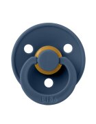 BIBS Suzeta Colour Latex tetina rotunda 0 luni+ Steel Blue