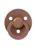 BIBS Suzeta Colour Latex tetina rotunda 0 luni + Woodchuck