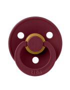 BIBS Suzeta Colour Latex tetina rotunda 6 luni + Elderberry