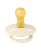 BIBS Suzeta Colour Latex tetina rotunda 6 luni + Ivory