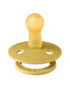 BIBS Suzeta Colour Latex tetina rotunda 6 luni + Mustard