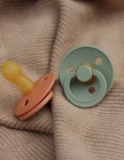 BIBS Suzeta Colour Latex tetina rotunda 6 luni + Vanilla