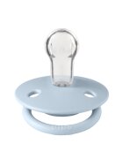 BIBS Suzeta de lux silicon tetina rotunda marime universala 0-3 ani Baby Blue