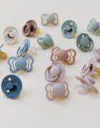 BIBS Suzeta de lux silicon tetina rotunda marime universala 0-3 ani Island Sea