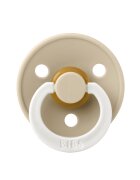BIBS Suzeta fosforescenta Colour Glow Latex tetina rotunda 6 luni + Vanilla