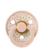 BIBS Suzeta Studio Colour Flower Latex tetina rotunda 0 luni + Blush