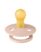 BIBS Suzeta Studio Colour Flower Latex tetina rotunda 0 luni + Blush