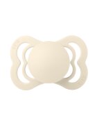 BIBS Suzeta Supreme Latex tetina simetrica 0 luni+ Ivory