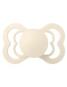 BIBS Suzeta Supreme Latex tetina simetrica 6 luni + Ivory