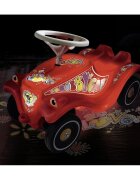 BIG Masinuta copii fara pedale Bobby Car Classic Lumi cu functie de iluminare roti robuste volan cu claxon sistem de cuplaj a unei remorci in fata si in spate de la 1 an pana la 50 kg