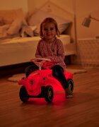 BIG Masinuta copii fara pedale Bobby Car Classic Lumi cu functie de iluminare roti robuste volan cu claxon sistem de cuplaj a unei remorci in fata si in spate de la 1 an pana la 50 kg