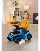 BIG Masinuta copii fara pedale Bobby Car Next Blue faruri LED spatiu de depozitare sub capotabord cu senzori tactili sezut moale detasabilroti robuste de la 1 an pana la 50 kg