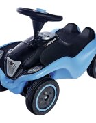 BIG Masinuta copii fara pedale Bobby Car Next Blue faruri LED spatiu de depozitare sub capotabord cu senzori tactili sezut moale detasabilroti robuste de la 1 an pana la 50 kg