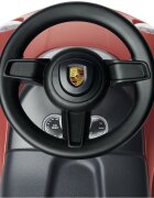 BIG Masinuta pentru copii fara pedale Baby Porsche 911 roti din cauciuc silentios volan sport cu claxon si emblema originala Porsche scaun ergonomic de la 15 ani pana la greutatea maxima de 50 kg