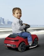 BIG Masinuta pentru copii fara pedale Baby Porsche 911 roti din cauciuc silentios volan sport cu claxon si emblema originala Porsche scaun ergonomic de la 15 ani pana la greutatea maxima de 50 kg