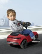 BIG Masinuta pentru copii fara pedale Baby Porsche 911 roti din cauciuc silentios volan sport cu claxon si emblema originala Porsche scaun ergonomic de la 15 ani pana la greutatea maxima de 50 kg