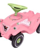 BIG Masinuta pentru copii fara pedale Bobby Car Classic Flower potrivita copiilor cu varsta peste 1 an cu greutatea pana la 50 kg dimensiuni 58x30x38 cm