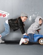 BIG Masinuta pentru copii fara pedale Bobby Car Neo Blue roti din cauciuc silentios potrivita copiilor cu varsta peste 1 an cu greutatea pana la 50 kg