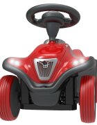BIG Masinuta pentru copii fara pedale Bobby Car Next cu sunete si lumini faruri LED spatiu de depozitare sub capota roti silentioase sezut moale detasabil