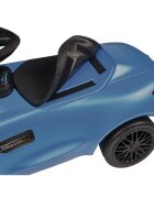 BIG Masinuta pentru copii fara pedale Bobby Mercedes Benz AMG GT blue Roti cu roti robuste potrivita copiilor cu varsta peste 1 an cu greutatea pana la 35 kg