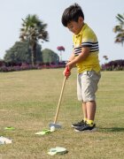 BigJigs Toys Joc mini golf din lemn