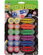 Bike Fun Set 18 elemente reflectorizante pentru bicicleta