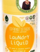 Biolu Detergent ecologic lichid pentru rufe albe si colorate portocale 1L