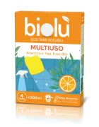 Biolu Tablete pentru curatat universale cu portocale si arbore de ceai ecologice 4 bucati 9.5g