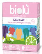 Biolu Tablete pentru masina de spalat rufe delicate cu musetel si bergamota ecologice 16 bucati 38g