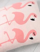 Bizzi Growin Perna decor bumbac Flamingo Roz