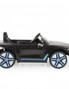 BMW Masinuta electrica pentru copii I4 Negru 12V 70W cu echipare premium deschidere usi si licenta panou audio roti din spuma Eva pornire la buton scaun piele si telecomanda