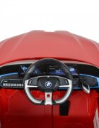 BMW Masinuta electrica pentru copii I4 Rosu 12V 70W cu echipare premium deschidere usi si licenta panou audio roti din spuma Eva pornire la buton scaun piele si telecomanda