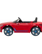 BMW Masinuta electrica pentru copii I4 rosu 50W cu telecomanda suspensii panou audio scaun piele si roti din spuma Eva