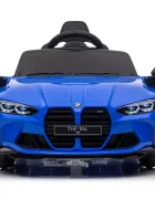 BMW Masinuta electrica pentru copii M4 Albastru cu telecomanda 110x70x50 cm varsta 1-5 ani roti EVA scaun din piele ECO putere 90W