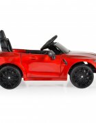 BMW Masinuta electrica pentru copii M4 Painted Red 12V 90W cu echipare premium deschidere usi si licenta panou audio roti din spuma Eva pornire la buton lumini si telecomanda