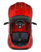 BMW Masinuta electrica pentru copii M4 Painted Red 12V 90W cu echipare premium deschidere usi si licenta panou audio roti din spuma Eva pornire la buton lumini si telecomanda