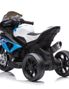 BMW Motocicleta electrica pentru copii HP4 Albastru 84x55x42 cm varsta 2-5 ani roti si scaun din plastic putere 60W