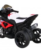 BMW Motocicleta electrica pentru copii HP4 rosu 70w cu panou audio lumini scaun piele 81x41x52 cm